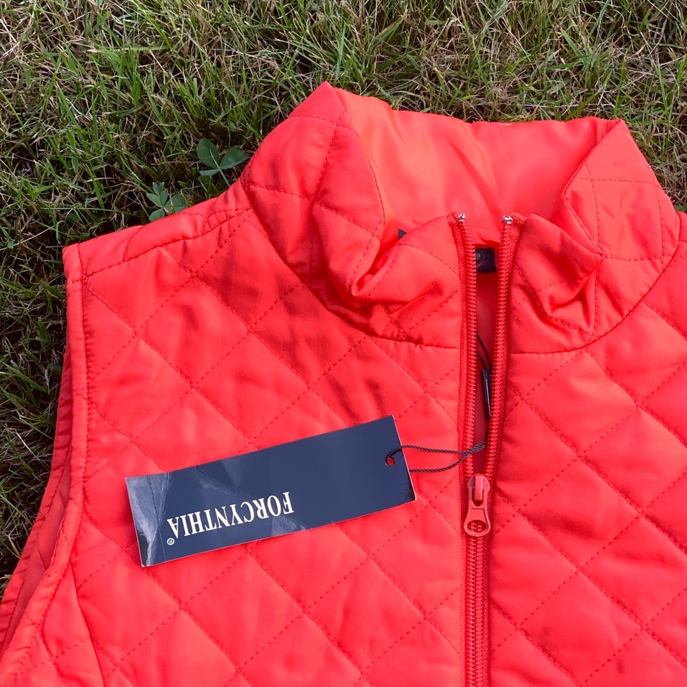 FORCYNTHIA | Orange Puffy Vest